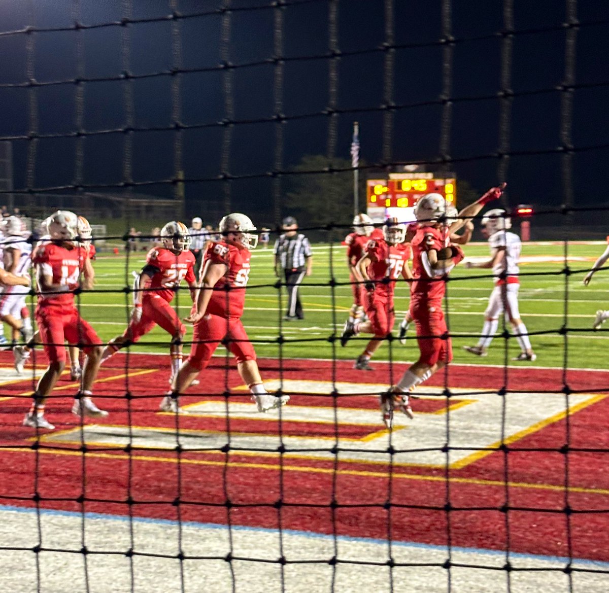 Bishop Fenwick Athletics (@fenwicksports) on Twitter photo Jackson Coffman catches the throw back and takes it to the house!! Enzo adds the extra point!
45 sec left in the half!
Fenwick - 7
Talawanda - 0
<a href="/FenwickFootball/">Falcon Football</a> Jackson Coffman catches the throw back and takes it to the house!! Enzo adds the extra point!
45 sec left in the half!
Fenwick - 7
Talawanda - 0
<a href="/FenwickFootball/">Falcon Football</a>