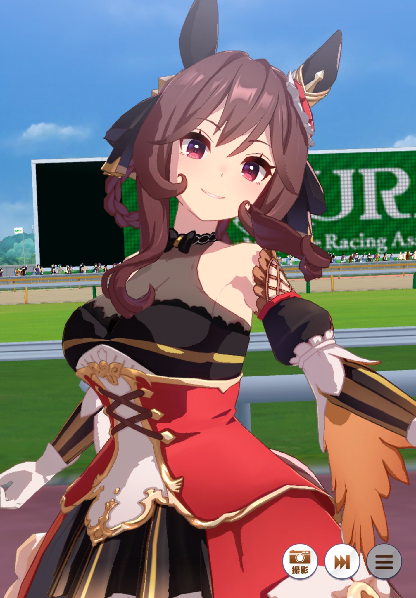おがわじゅり　ジェンティルドンナ　イラスト　JRA おがわじゅりイラストパネル ジェンティルドンナ競馬