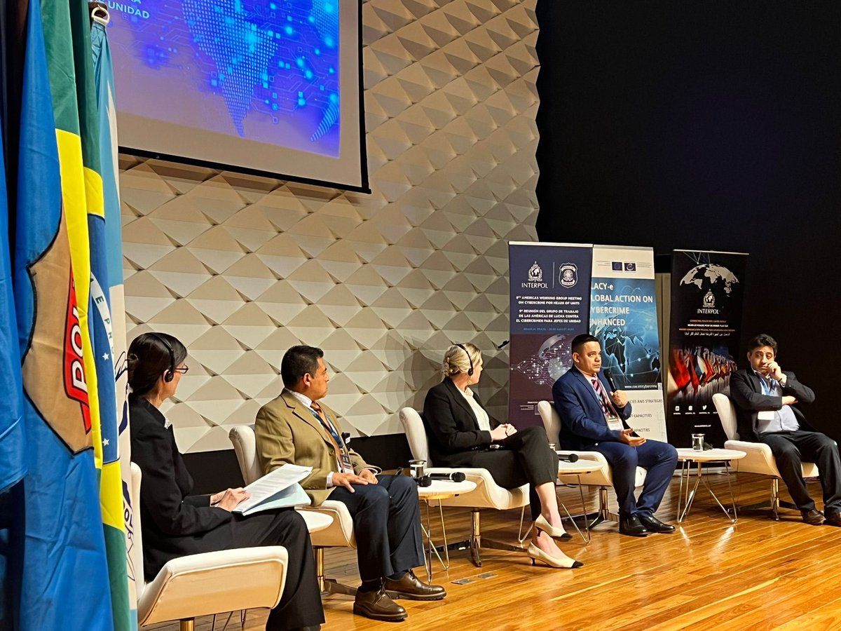 INTERPOL_Cyber's tweet image. Operational strategies take center stage on Day 4 in Brasília. Today, we discuss actionable steps to combat cybercrime and shape the future of our collective efforts. #CyberOperations #LawEnforcement #INTERPOL