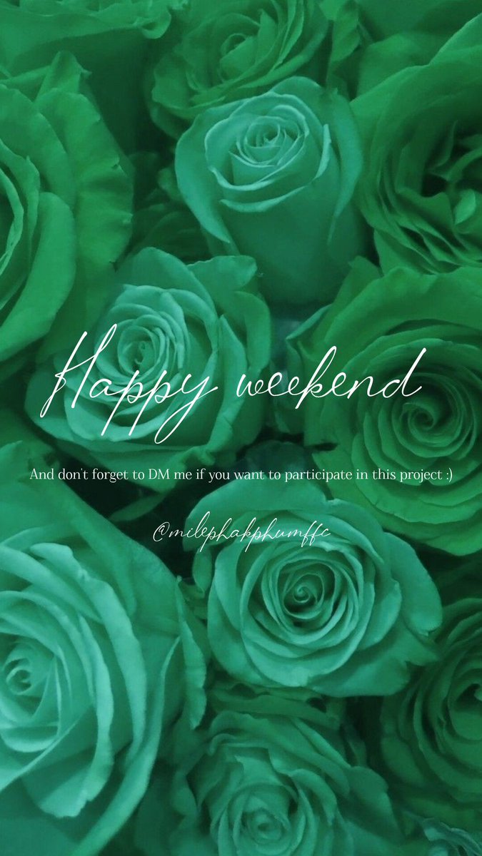 MilePhakphumFFC's tweet photo. ⚠️ If you want to participate in this project you have until Monday evening⚠️

Do not hesitate to DM me, even if it's just to ask questions.😊

Thanks to everyone who is already participating. 🙏

May P'Mile and all his Greenies have a happy weekend.🥰🌹💚

#MilePhakphum https://t.co/PmBIIxJQyE