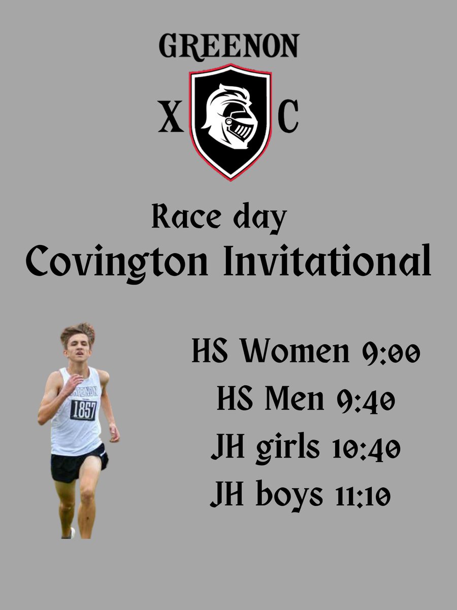 CamHaught's tweet photo. Greenon xc is back in action tomorrow @ Covington and our HS women’s team will be rocking the throwback jerseys from the 2000s! @Greenon_AD https://t.co/kHctOGGZWd