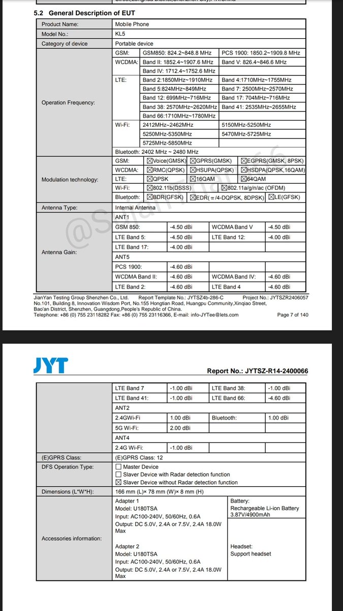 SujanTharu66's tweet image. Tecno Spark 30C 4G Specification 
model no KL5

📱720×1600 resolution display
🦾MediaTek Helio G81
📷48MP+8MP Dual camera
🤳8mp 
🔋5000Mah battery 
🔌18W charging 
🛜WiFi 2.4/5ghz
💳NFC
💾4GB Ram+128 GB storage 
-166 (L)× 78 (W)× 8(H)mm
🎧3.5mm
#tecnoSpark30c4g #tecnospark30c