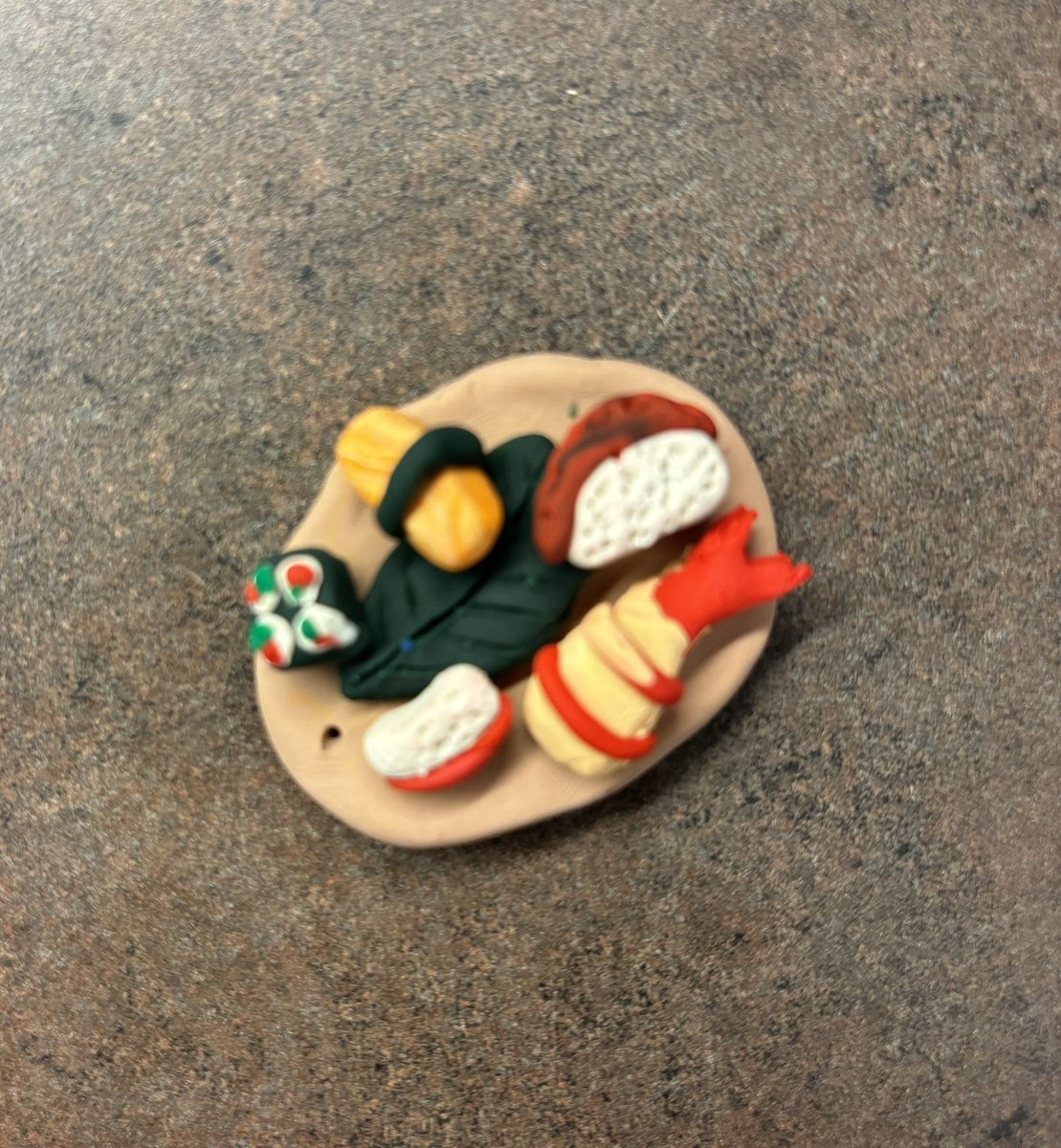 Culinary classes had a fun Friday “making our favorite foods” as clay fridge magnets! A functional way to personalize our space!