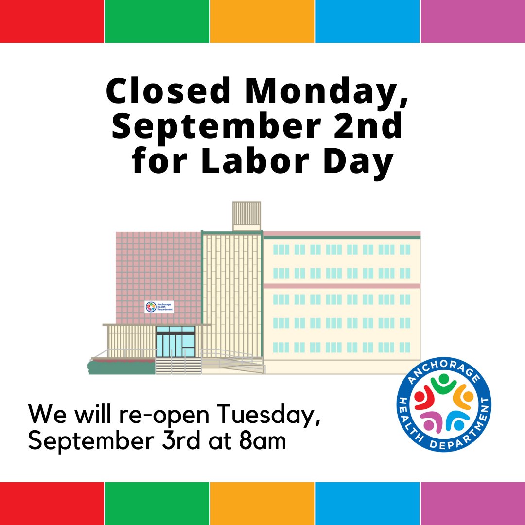 We will be closed Monday, September 2nd in observance of Labor Day. Normal business hours will resume on Tuesday, September 3rd.