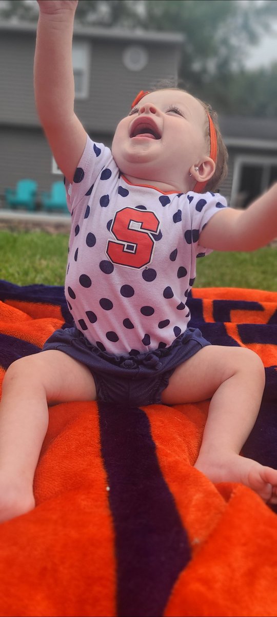 SAD1968's tweet photo. @CuseFootball Mia says, Go Orange 🏈🍊 https://t.co/EdZ2hYleCw