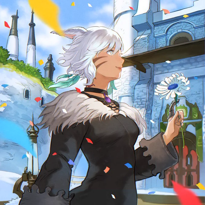 Thanks for all the followers,reposts and likes. I mostly post original illustrations, so I don't often draw FF14 fanart, but I do it occasionally.