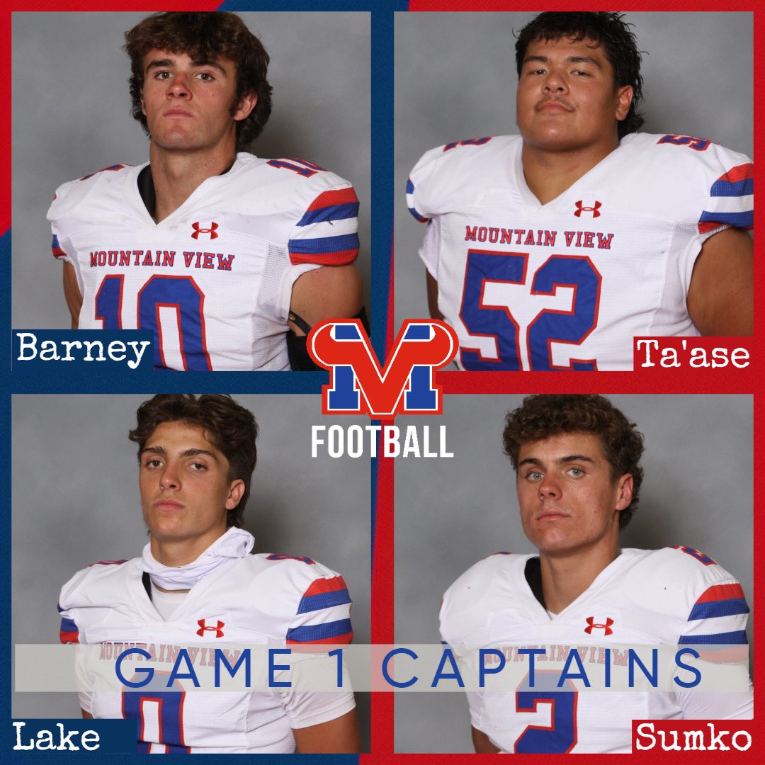 MVToro_Football's tweet photo. Toro Captain tonight-seniors :

@BeckhamBarney 
@tavitataase_78 
@TheJasperLake 
@MikeySumko1 

Great group of young men and leaders 🤘 https://t.co/2NqtPZd9c9
