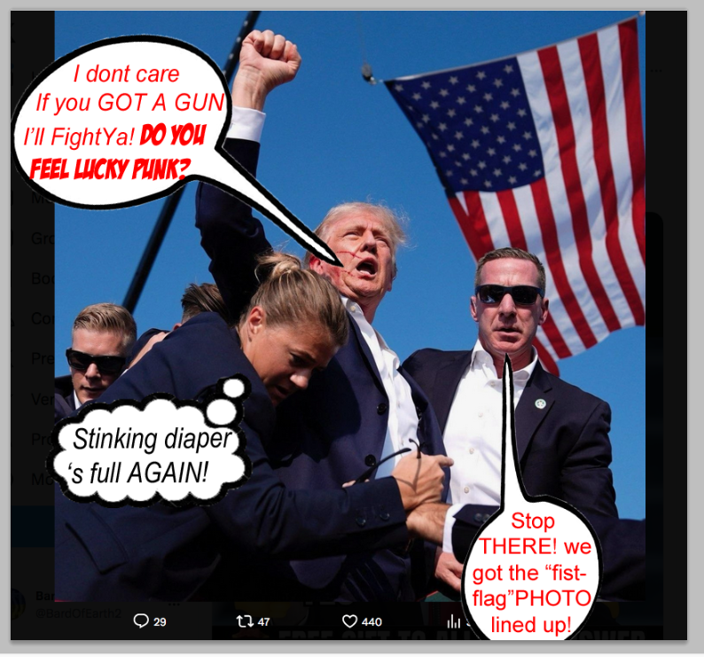 BardOfEarth2's tweet image. 2 Centimeter, 3/4ths Inch WOUND ( Doctors report ) in a 78 year-olds ear HEALS COMPLETELY in 13 days?
#Really?
#Seriously?
#NiceTry!
#WhattaCrockAShit! 
#Staged 
Totally #StagedAssassinationAttempt