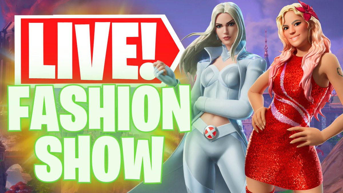 ConstantIRL's tweet photo. Happy Friday! 🥳

We are LIVE hosting Fortnite Fashion Shows with viewers! 🎉 Jump on in and let’s see who has what it takes to be crown our Fashion Show champion! 😎

https://t.co/WRZl7MUYhz
https://t.co/hTilQbNYPL
#Fortnite #FortniteAbsoluteDoom #Twitch #YouTube https://t.co/ZXJopAaK3g