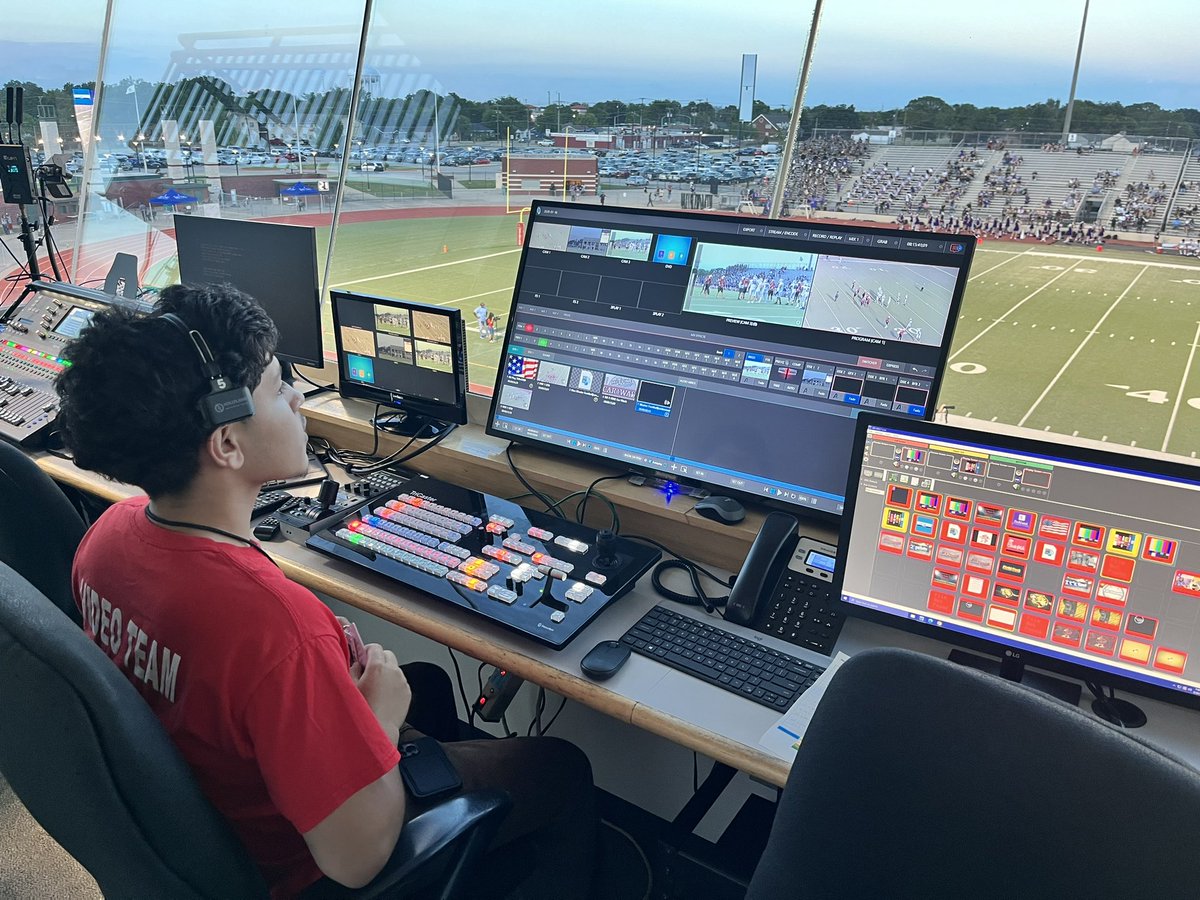 Friday night lights with a KMAC video crew