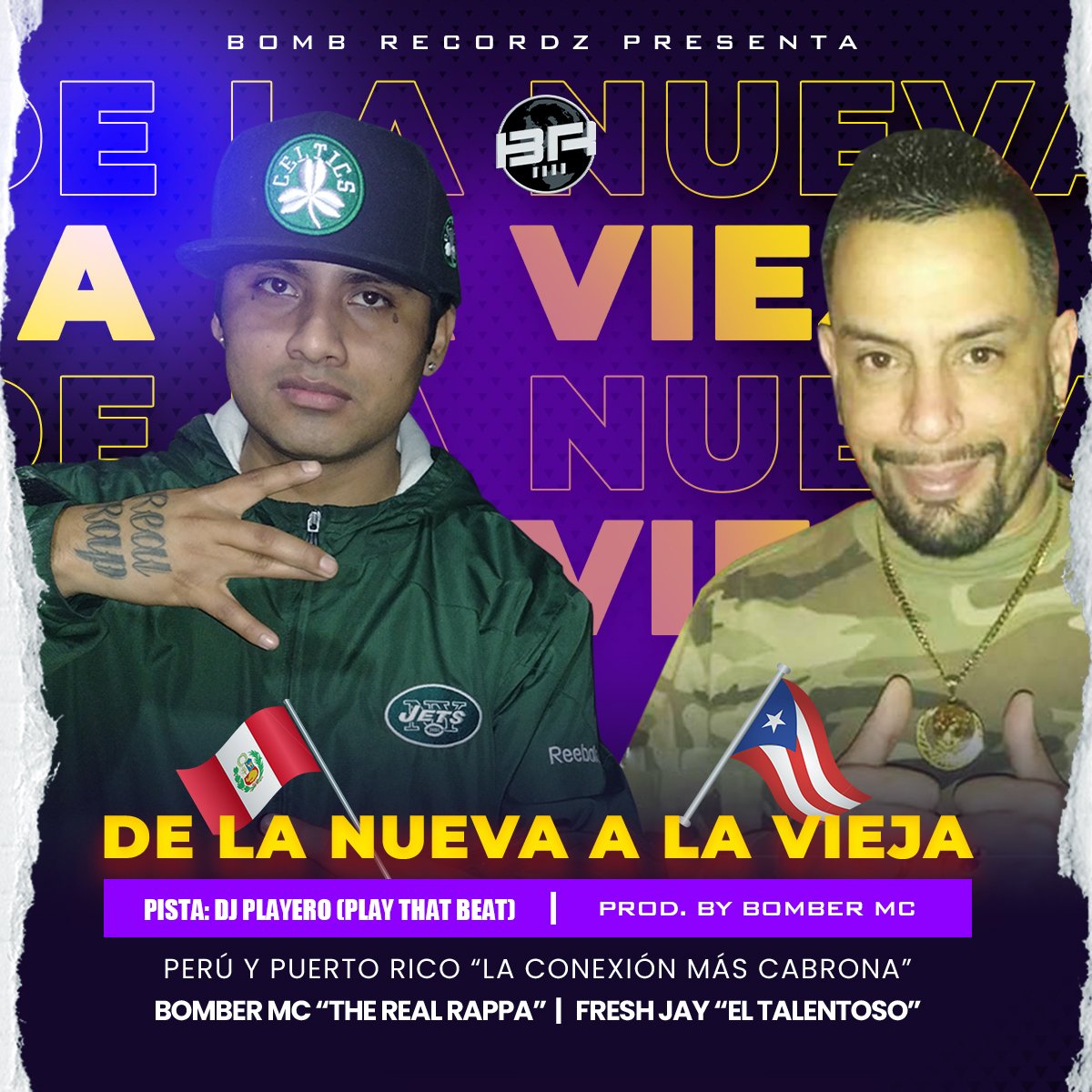RealRap90s's tweet photo. 💣🎵 "De la Nueva a la Vieja" nuevo tema con #FreshJay de #PuertoRico 
.
.
.
.
#pr #boricua #puertorican #rap #hiphop #rapper #artist #singer #marketing #advertising #bombermc #bombrecordz #viejaescuela #nuevaecuela #art #GraphicDesign https://t.co/jqI5EhnH5d