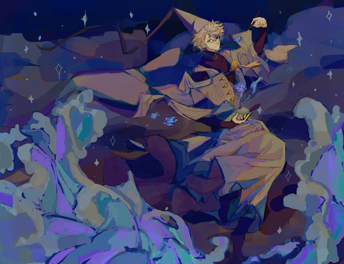 mengIn86's tweet image. I've been seeing people post their blue art, so here's my blue purpley art!
#blueart #drratio #sunday #HSR #HSRFanart #kurapika #hxh #hxhfanart #qifrey #witchhatatelier