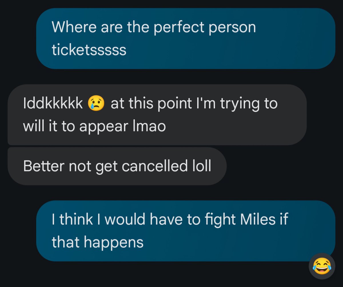 lorrischiest's tweet photo. @milesbon Miles we may have to fight soon bc where are the Brooklyn tickets #onetimeforbrooklyn https://t.co/ILD6bSs43l
