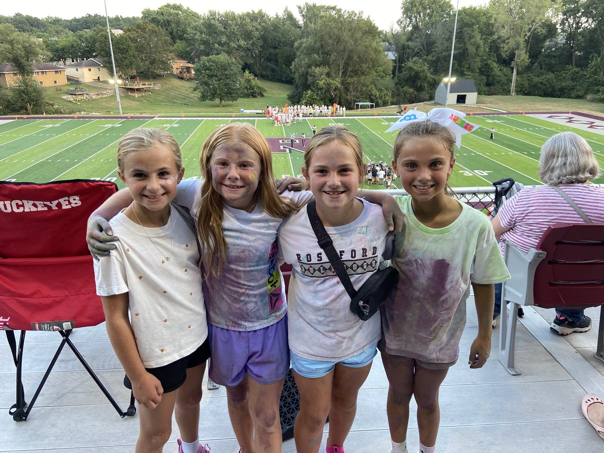 The students had a great night at the football game! <a href="/RossfordSchools/">Rossford Schools</a> <a href="/RossfordAth/">Rossford Athletics</a>