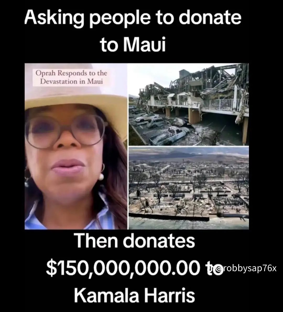 Notmyfault99's tweet image. Oprah is pure evil