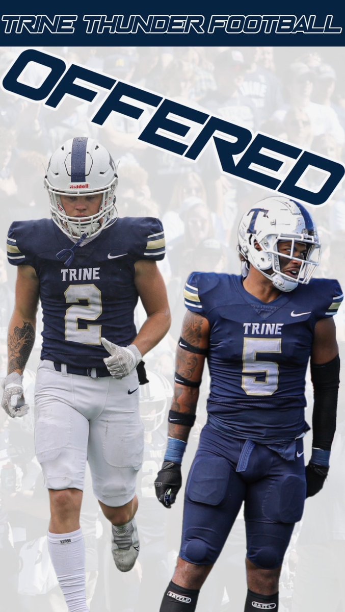 brennanalex_'s tweet image. Very grateful and blessed to announce I have received an offer from @CoachAbbs &amp;amp; @TrineThunderFB. Huge thank you to my family as well as my coaches. Go Thunder!! @CoachStewart68 @ENKnights @kristianjarrett @Coach_Robertson @CoachZAldrich @CoachTY_