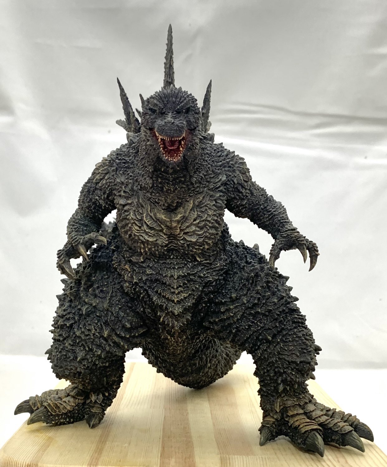 ゴジラとミニラ親子タンクキャラクティックストレフェス17ソフビ