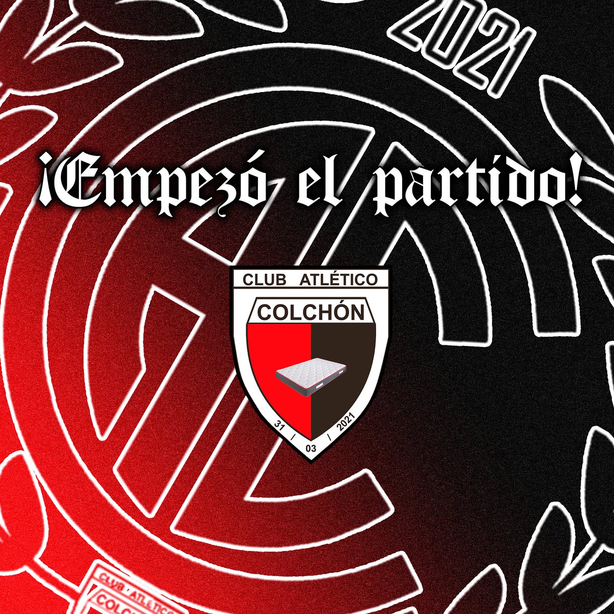 Ccolchon10's tweet photo. 0-0 | #JuegaColchon 

0' 

ARRRRANCA, HABRÁ ESCASO MaM POR MI SALUD https://t.co/s5wuiKeN1s