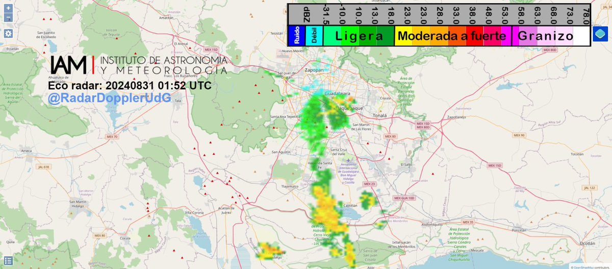SkyAlertStorm's tweet image. ⛈️ Otra más en el Área Metropolitana de #Guadalajara. 

En la última hora y media se han acumulado 11 mm. de #lluvia en neustras #StormStations, lo suficiente para haber generado #inundaciones al centro y sur de la capital de #Jalisco, afectando vialidades como Calz. González…