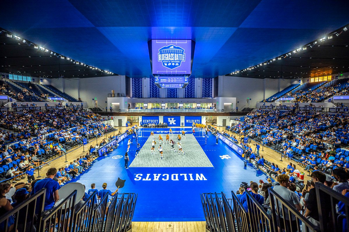 ryanhermens's tweet image. Memorial Coliseum on the University of Kentucky campus is now open after an $82 million renovation.

On Friday, the Wildcats beat Northern Kentucky 3-0 during the Bluegrass Battle.

@heraldleader @KentuckySports @cmakauskas
