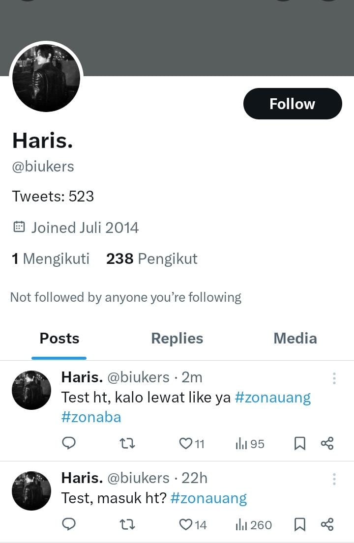 syaiyr's tweet photo. wts acc akun inact y14 f200+

💰34k

ʚɞ gogreen 
ʚɞ @ mulchar
ʚɞ verif email only (gmail)
ʚɞ masuk mt + masuk ht 
ʚɞ header default warna abu abu

#zonauang 
t. wtb wts acc akun twitter x inact v all v email ` https://t.co/OJZr37UZ5Q
