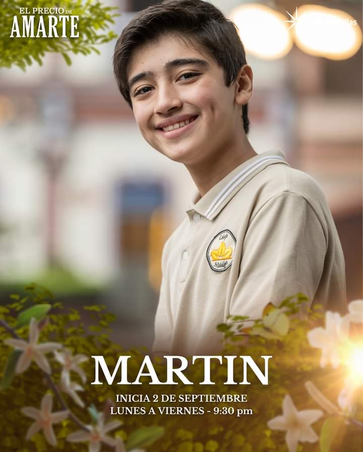 #KennethLavill interpreta a Martín en #ElPrecioDeAmarte inicia este lunes 9:30 p.m. #ConLasEstrellas 

<a href="/c_armendariz/">Carmen Armendariz</a>  <a href="/kennethlavill/">Kenneth Lavíll</a>