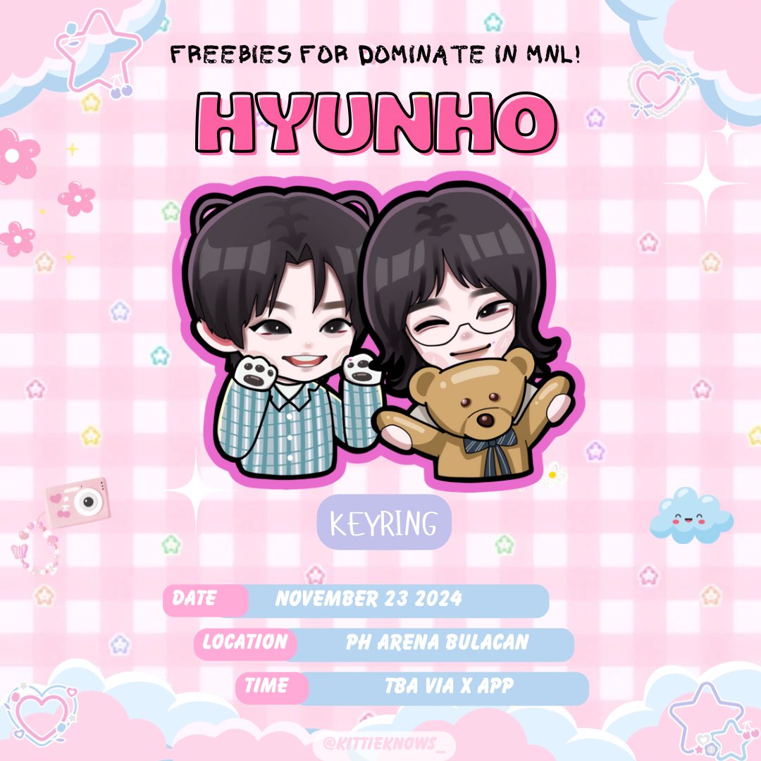 ִ ࣪𖤐 𝓱𝔂𝓾𝓷𝓱𝓸 𝓴𝓮𝔂𝓻𝓲𝓷𝓰 ִ ࣪𖤐

fansupport by @kittieknows_ 🎀༘⋆
art comms by: @ceaamypuf11 ᡣ𐭩ྀིྀི

જ⁀➴ 1:1 only
જ⁀➴ limited qty

🍮 mbf, like + rt (can unf after)
🍡 no proof, no freebie
🥟 loc &amp; time: TBA

.☘︎ ݁˖ ────୨ৎ──── .☘︎ ݁˖
#dominATE_BULACAN