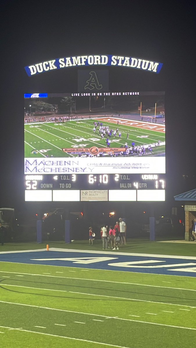 TheRealMarkA's tweet photo. @AL7AFootball This in one is over. Auburn moves to 2-0. https://t.co/Cyz2wfOpiz