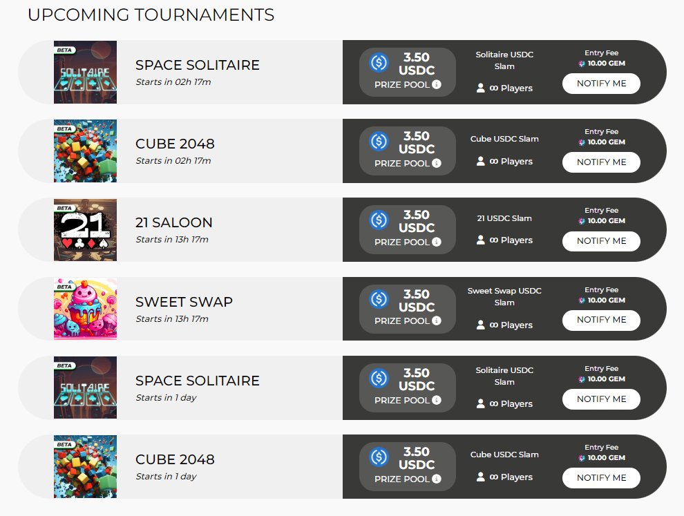 🔥 Join the 1v1 Tournaments and go head-to-head with real players. 

Climb the leaderboard and prove you're the ultimate gaming champion! 🏆🎮
#1v1Tournaments #GamingArena ⚡️🎮 

gamechanger.game