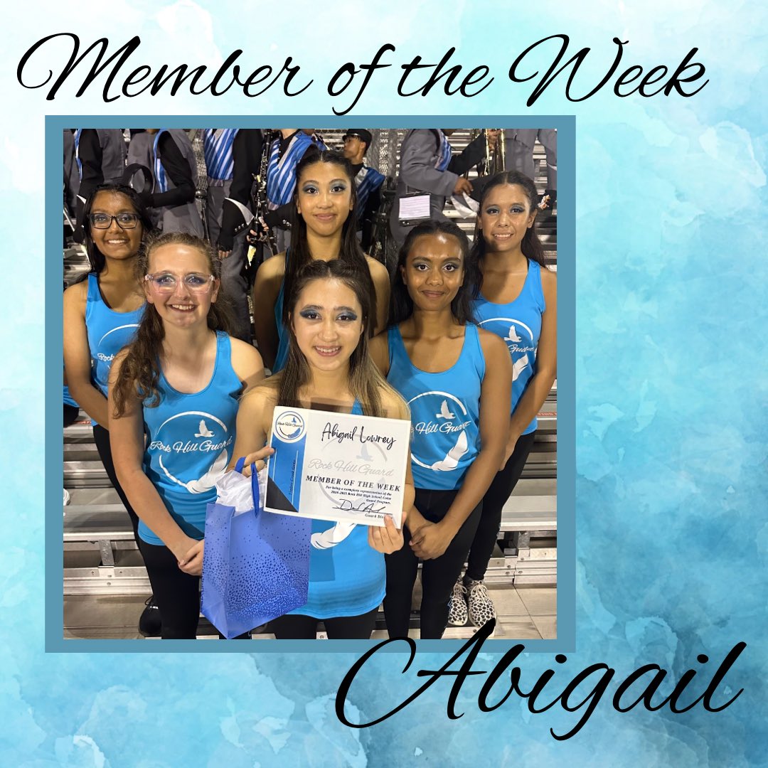 Rock Hill Guard (@rockhillguard) on Twitter photo Kicking off our first Friday Nighy Lights of the season with our first Member of The Week! Congrats Abigail!!! #bluehawkguard #beundeniable #always #prosperproud <a href="/ProsperISD/">Prosper ISD</a> <a href="/RockHillHS/">Rock Hill High School</a> Kicking off our first Friday Nighy Lights of the season with our first Member of The Week! Congrats Abigail!!! #bluehawkguard #beundeniable #always #prosperproud <a href="/ProsperISD/">Prosper ISD</a> <a href="/RockHillHS/">Rock Hill High School</a>