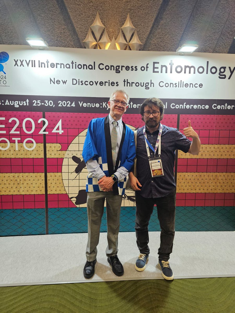 HugoBenitezd's tweet photo. Amazing Congress in Kyoto! This ICE2024 just overcome my expectation and @wsleal2014 Dr. Walter Leal you have a battery inexhaustible and an incredible team
definitely looking forward now to go to Cape Town #ICE2028, we some day will think in Chile for some future congress ๐ฆ๐ชฒ https://t.co/XBe4TDSQPN