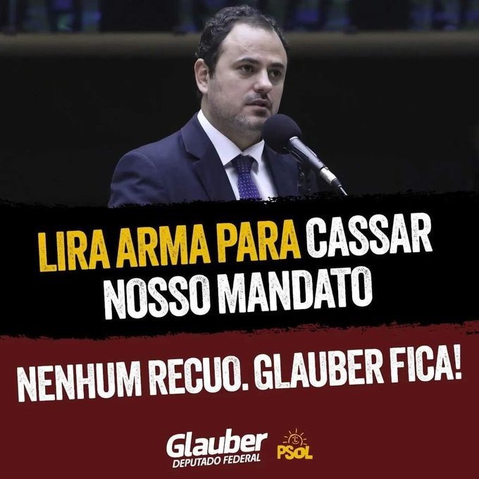 GLAUBER FICA
LIRA SAI