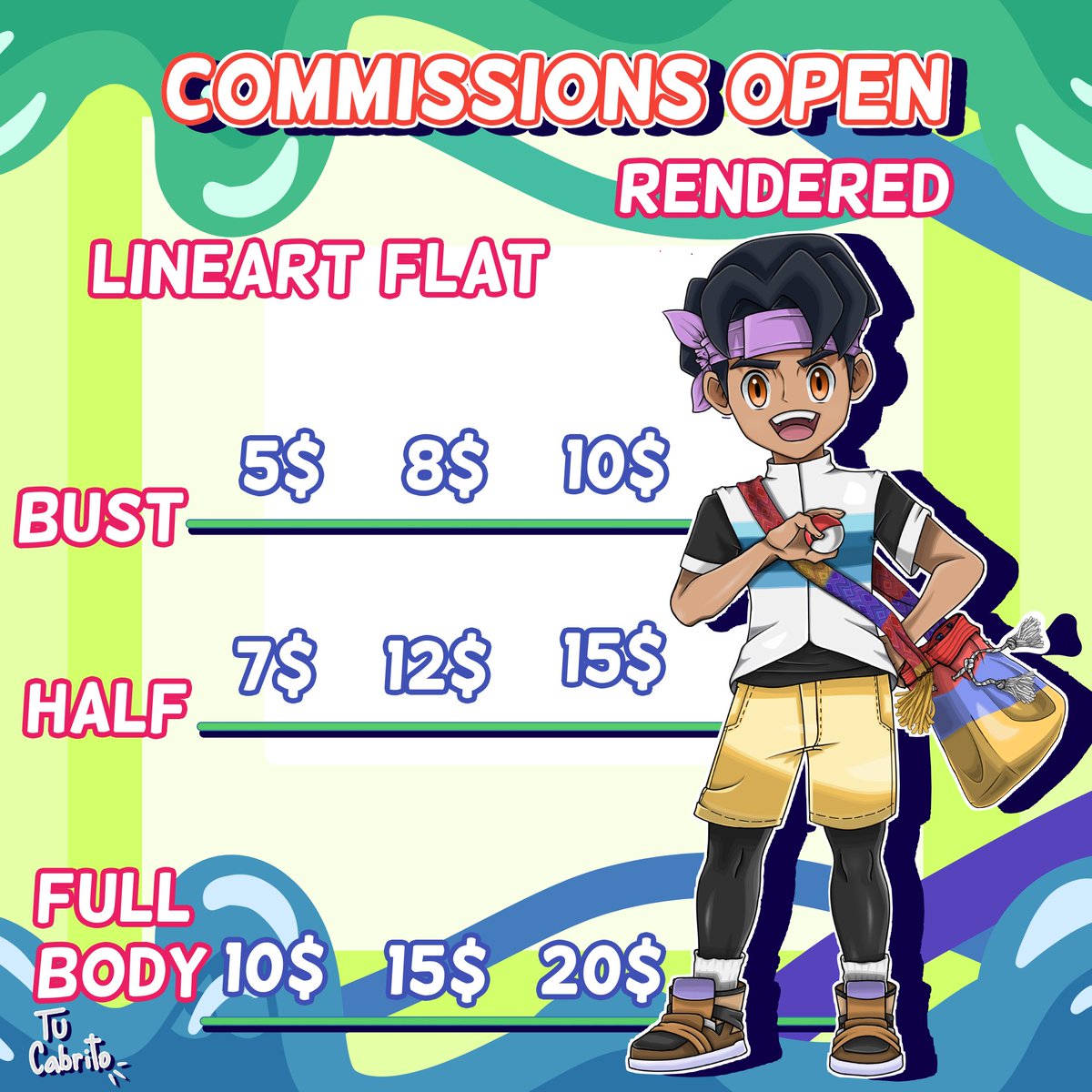 Cᴀʙʀɪᴛø🇻🇪| COMMS OPEN!!! tweet media