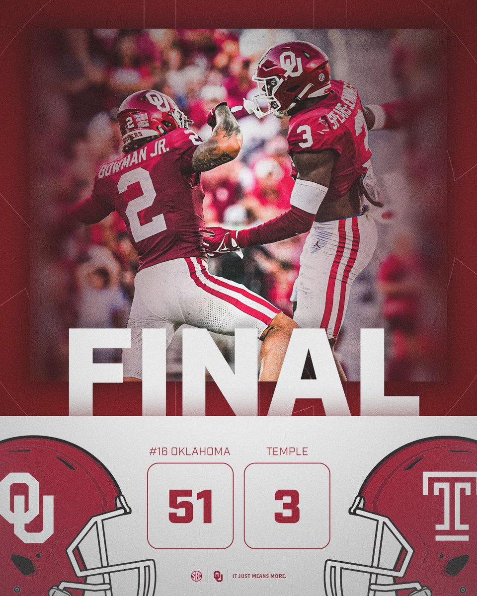 LEFT NO DOUBT. 😤

<a href="/OU_Football/">Oklahoma Football</a> x #SECFB