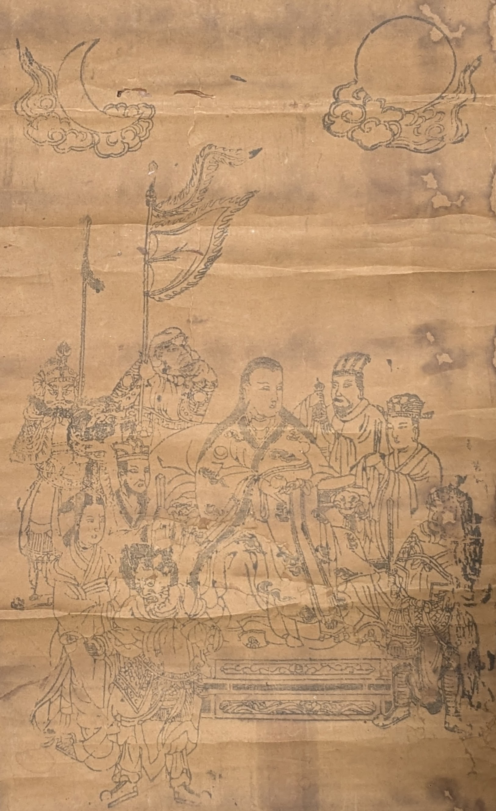 掛け軸　神勇図 劉画 格安 楽天市場】開運四神龍虎図 掛軸 : 襖（ふすま）・掛け軸屋