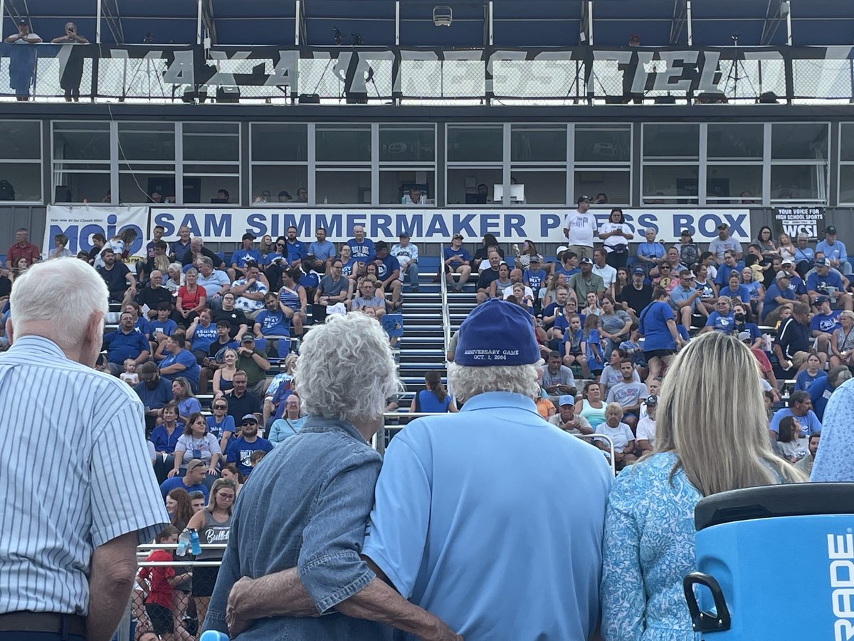 It is our absolute pleasure to honor Sam Simmermaker for 64 years of covering high school sports. Columbus is lucky to have you and we are proud to have your name live on!  Thank you Bull Dog Alumni Association and BCSC for partnering with us to make that happen!