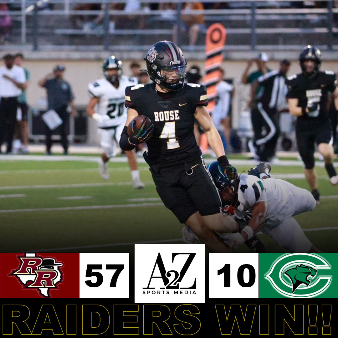 RAIDERS WIN! <a href="/1RoUSeFB/">JoshuaMann#1RoUSe</a> <a href="/RouseRaidersFB/">Rouse High School Football BC</a>