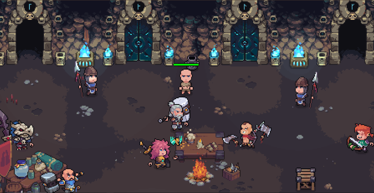 Playing <a href="/The_Beacon_GG/">The Beacon</a> feels like a real dungeon raid. I wish I could equip cool costumes like the ones with NPCs. Going to clear more dungeons for <a href="/KGeN_IO/">KGeN 🟩</a>'s open lobby campaign