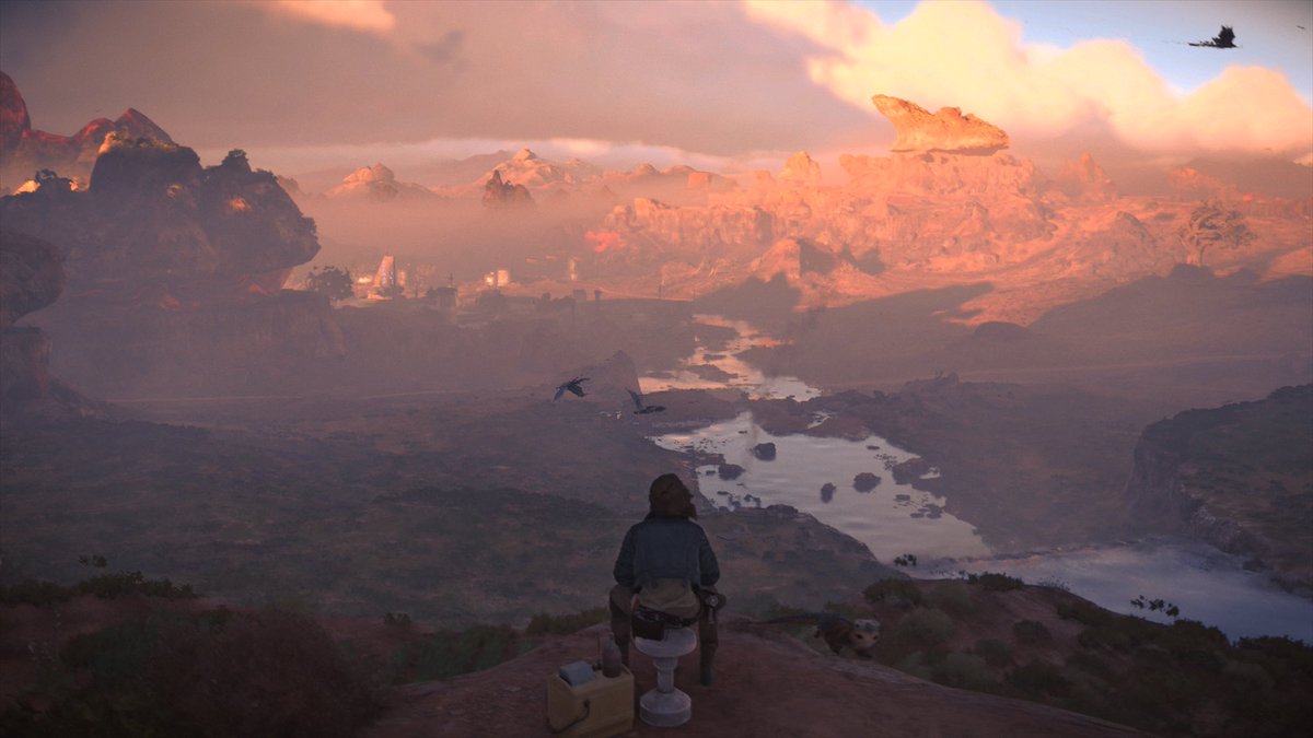 Having a great time in a video game. #StarWarsOutlaws