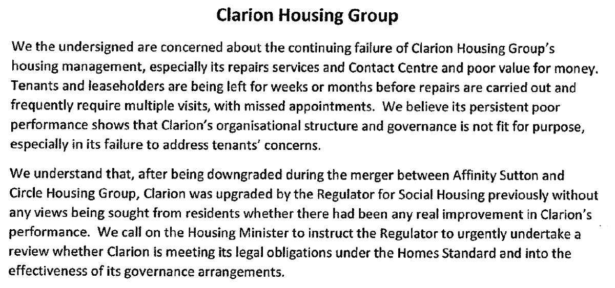 Congratulations to tenants on the Locton estate, whose persistence has forced Clarion Housing Group to admit its estimated £18.89 a week service charge in '24/25 should actually have been £5.56. Its disgraceful that neither the Regulator nor the Housing Ombudsman are helping them