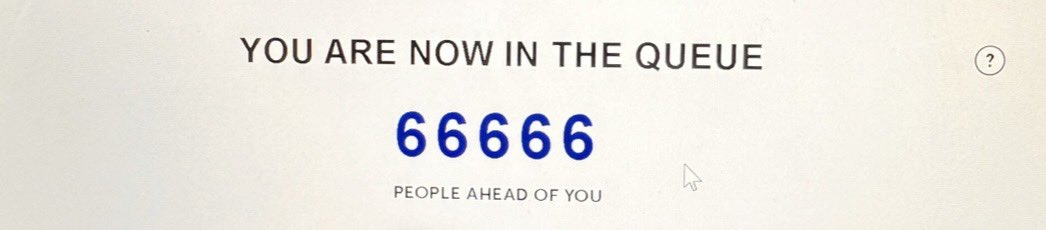JoinThomasToday's tweet photo. @paddypower Odds on me getting 33333 in the queue please lol #Oasis https://t.co/QLWZcMnINP
