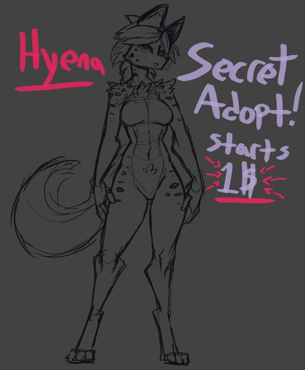 RaptorARTStudio's tweet photo. Hyena-chan adopt is up!
auction on here--- https://t.co/1SyPVlhnp7 https://t.co/uxonZWjmNs