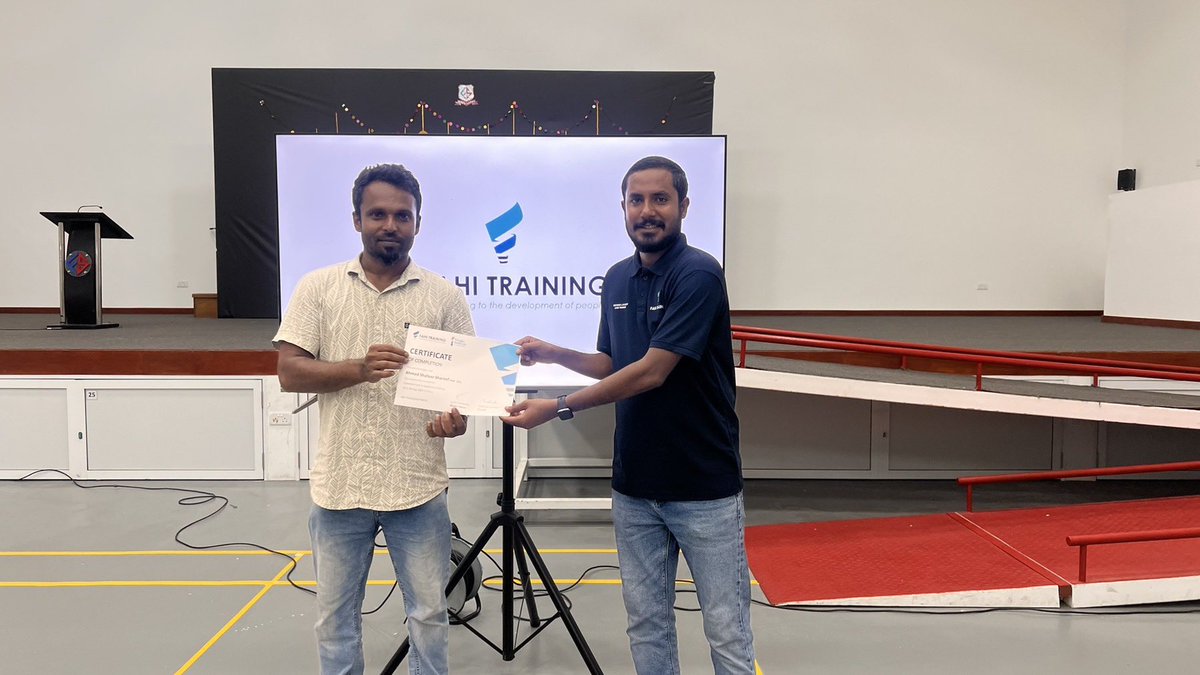 FahiTraining's tweet photo. Successfully completed the training program held for @TeamFenaka reflecting on the Customer Service Excellence Program and leadership training held At  Fuahmulah City. 

Congratulations to all who participated. https://t.co/bJ1bf4EV4u