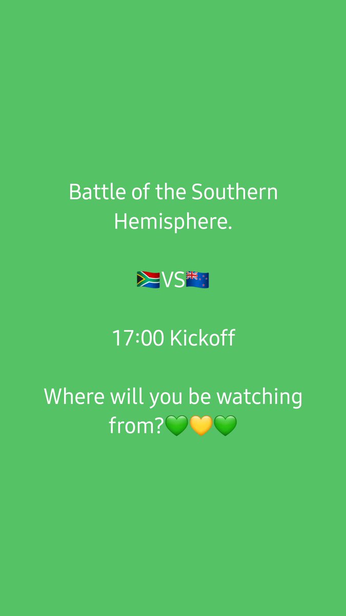 karaboPilusa1's tweet photo. #RSAvNZL #AllBlacks #Springboks #GreenandGold 
Ons Bloed is Groen en Gold! https://t.co/kA4Wf2CMC6