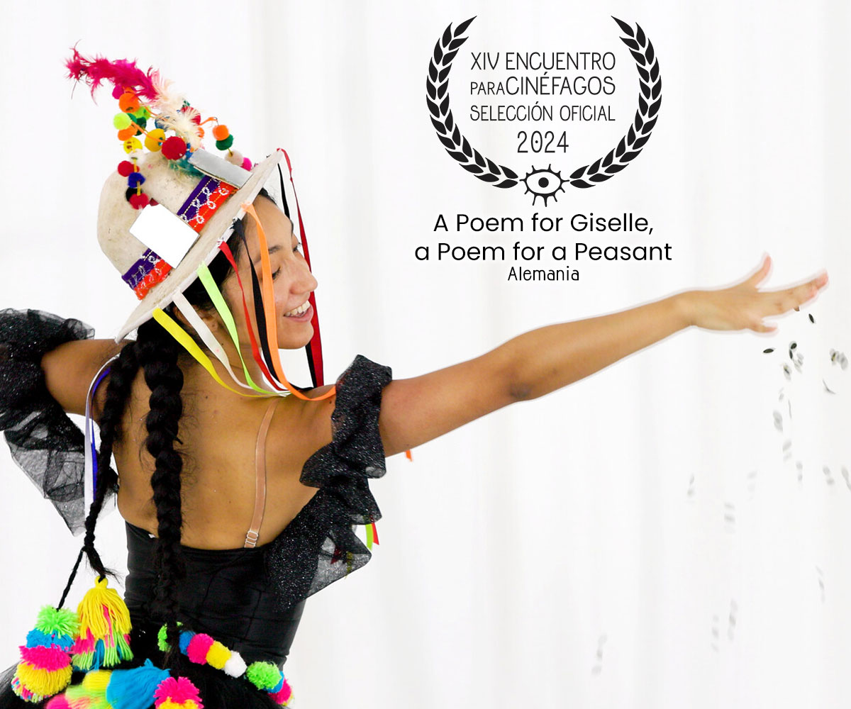 Presentamos en Selección Oficial XIV #EncuentroparaCinéfagos 2024 - Categoría: #VideoDanza

'A Poem for Giselle, a Poem for a Peasant' / Dir. Diana Mora y Camilo Correa Costa / País: #Alemania

Festival de Cine-Arte en la Frontera 🎬 bordes.com.ve/seleccion-ofic…
