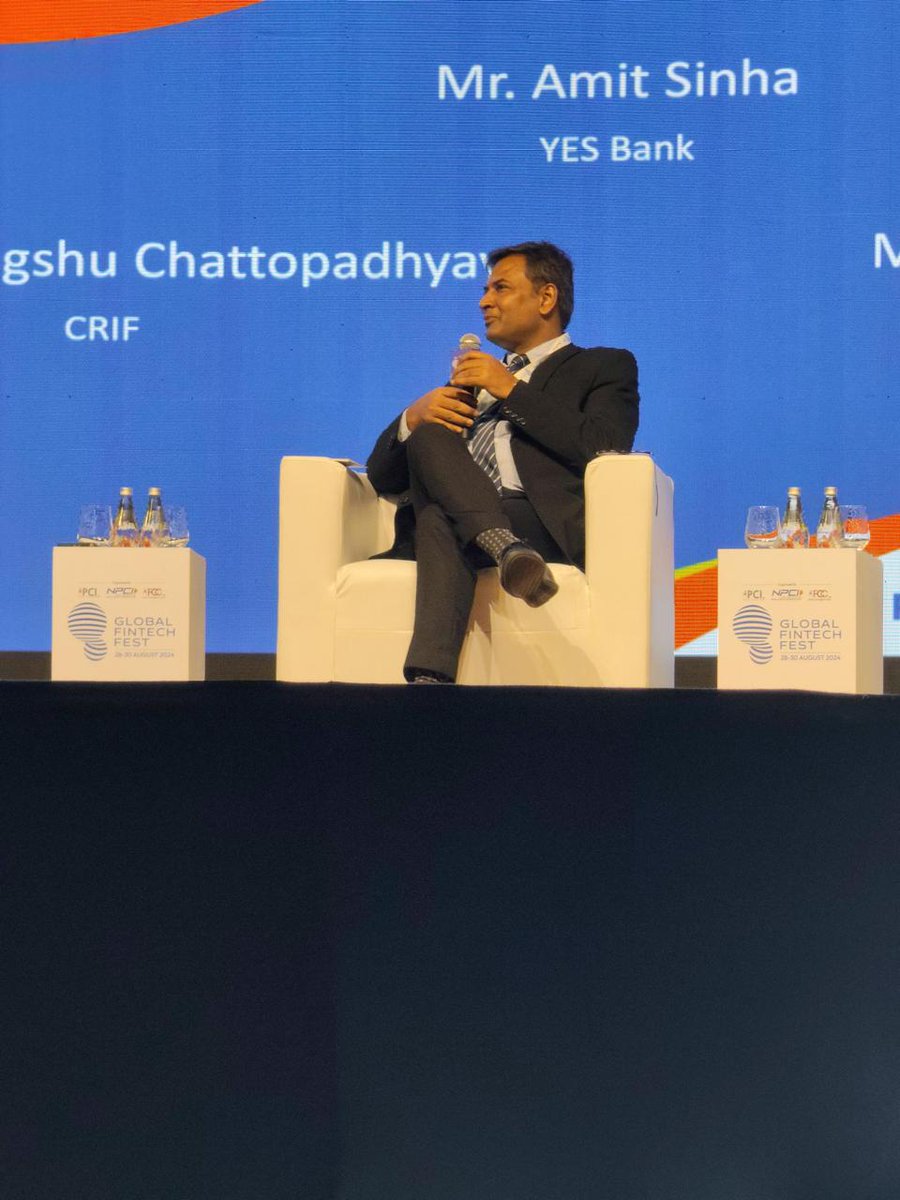 NPCI_NPCI's tweet photo. Subhrangshu Chattopadhyay, Director of Business and Head of Strategy at CRIF, emphasized during an insightful panel discussion that consumers should only borrow when necessary, stating, "Borrow if you need it tomorrow."

#GFF2024 #NPCIGFF2024 https://t.co/Pdn8pE8X1W