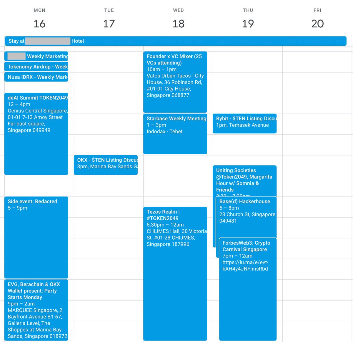 nael_idrx's tweet photo. Excited to share that @tokenomy will be at @token2049 16-20 September

These below schedule are side events where we'll be attending and we'd love to connect with you in person!

@redactedcoin @PGgroup_ @founderheads @OVioHQ @AnimocaVentures @PundiXLabs @okx @berachain @TzApac @Somnia_Network @TheSpartanGroup @mirana @base @ForbesWeb3 @blumcrypto
