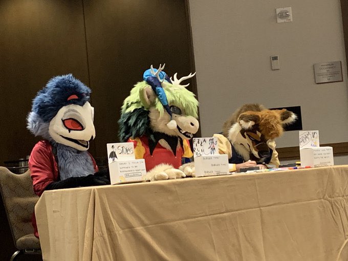 I WANNA GIVE A MASSIVE THANK YOU AND A ROUND OF APPLAUSE FOR THE AMAZING PANELISTS IN THE HELLVERSE PANEL TONIGHT!! I HOPE I GET THE HONOR OF HOSTING YOU ALL AGAIN

<a href="/ZappFox/">Zapp FoxCollie 🔜 LVFC</a> <a href="/CosplayRated/">rated R cosplay 🔜 FWA ($5 OF)</a> <a href="/MochaDutchie_/">MochaDutchie 🔜 Megaplex</a> @zincisors <a href="/acethedizzydog/">Ace</a> 
#Megaplex2024 #Hazbin #Helluvaboss #Megaplex