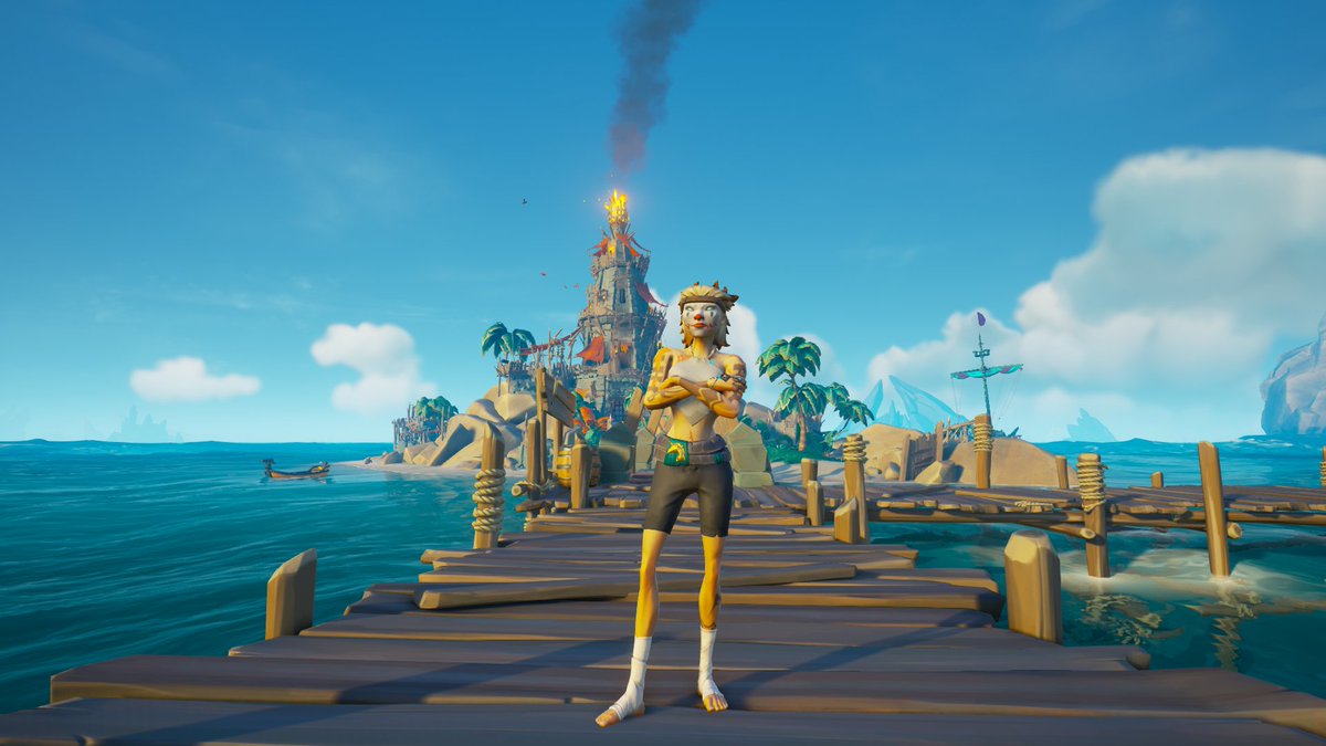 I feel like doing evil, are u coming? 🤡😈 #SeaOfThieves