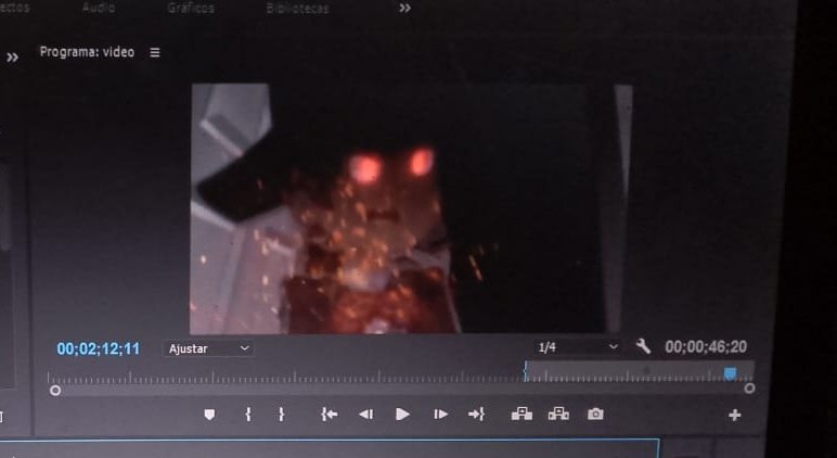 Poco a poco ahí vamos, el nuevo editor está dando lo mejor para terminar el video